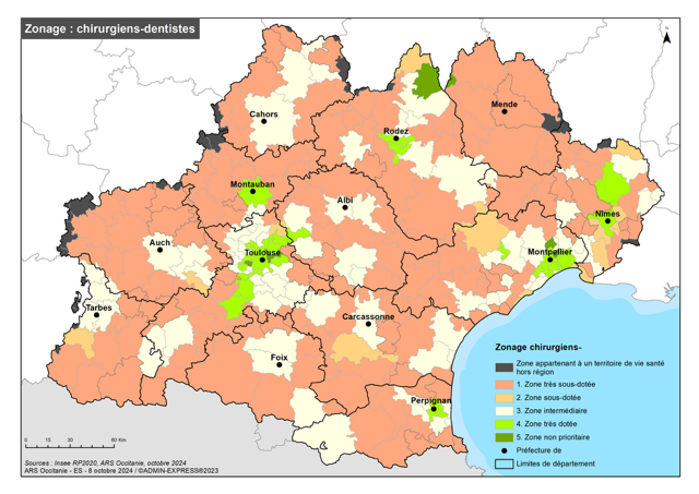 Zonage Occitanie - Hérault